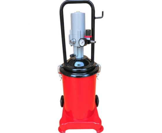 Фото 2 - Нагнетатель консистентной смазки с пневмоприводом (12л.) G.I. KRAFT AGL-12