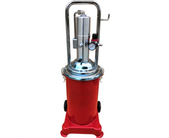 Фото 2 - Нагнетатель консистентной смазки с пневмоприводом (15л.) G.I. KRAFT AGL-15