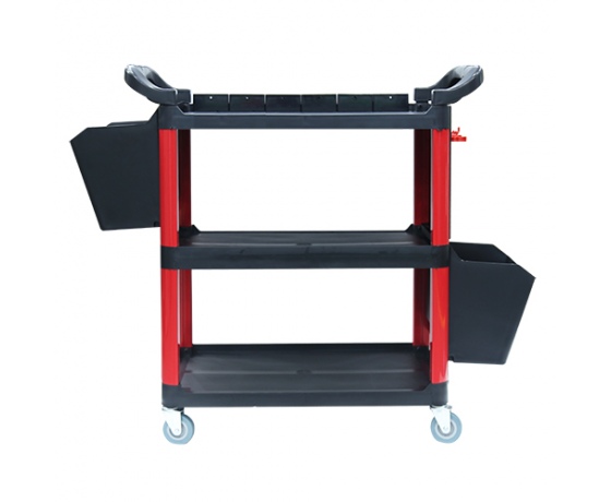 Фото 2 - Тележка инструментальная (3 открытые полки,2 навесных ящика) G.I. KRAFT GI37103