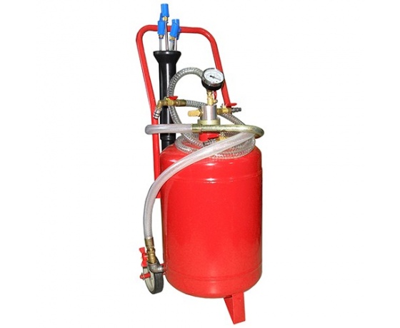 Фото 2 - Установка для вакуумной откачки масла (24л.) G.I. KRAFT B24V