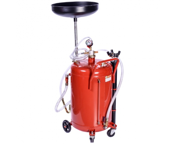 Фото 2 - Установка для слива и вакуумной откачки масла (80л.) G.I. KRAFT B80VS