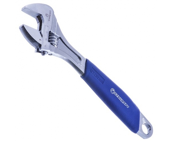 Фото 2 - Ключ разводной с обрезиненной ручкой 150мм 0-20мм   СТАНДАРТ  AWR2150