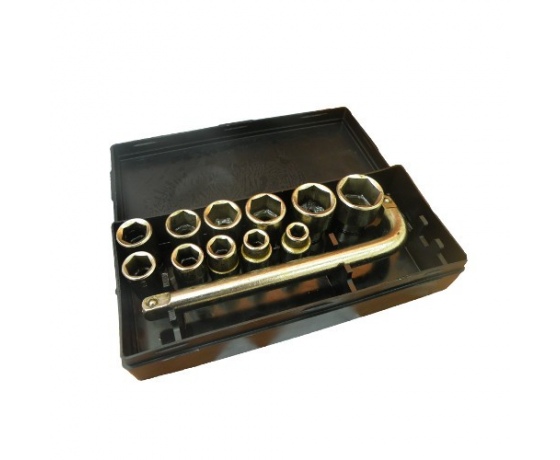 Фото 2 - Набор торцевых головок № 14 (8~15 17 19 22мм + вороток КС-10)   (Чернигов)  ЧН14