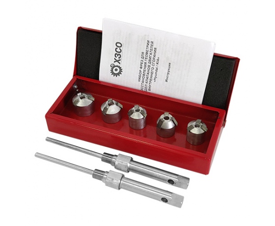 Фото 2 - Набор фрез для восстановления геометрии седел клапанов ДВС Hyundai/Kia (ХЗСО) SVCK05HNK