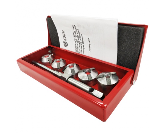 Фото 2 - Набор фрез для восстановления геометрии седел клапанов ДВС Жигули 1500см3  (ХЗСО)  SVCK0101