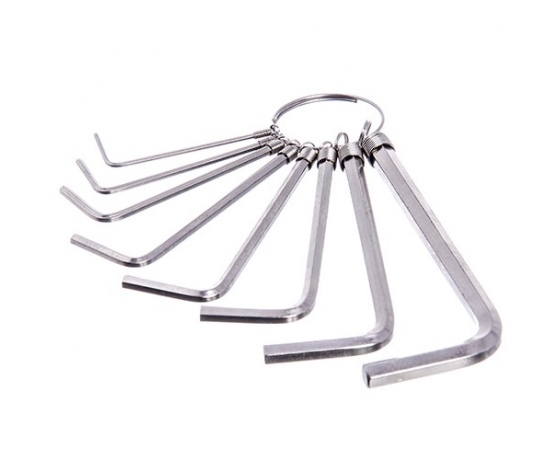 Фото 2 - Набор шестигранников Г-образных 2-10мм 8ед.   СТАНДАРТ  AKS0210