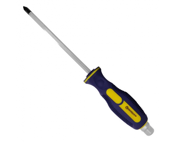 Фото 2 - Отвертка ударная крестовая  PH3 x 200mm под ключ  СТАНДАРТ GTPH0320