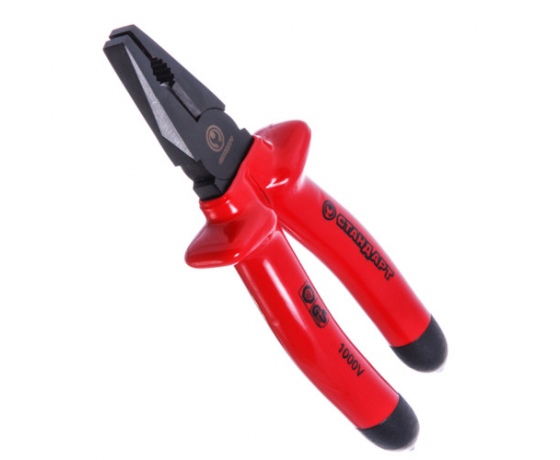 Фото 2 - Плоскогубцы 8 изолированные ручки 1000 В   СТАНДАРТ  IPL0108