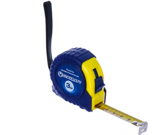 Фото 2 - Рулетка профессиональная 3м*16мм   СТАНДАРТ  SMT-0316