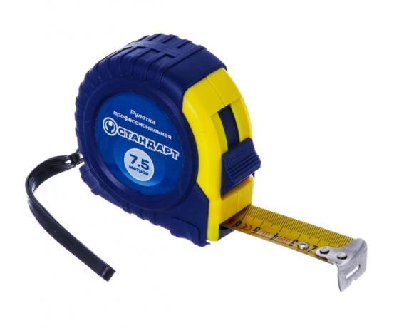 Фото 2 - Рулетка профессиональная 7,5м*25мм   СТАНДАРТ  SMT-7E25