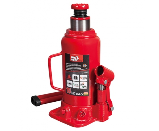 Фото 2 - Домкрат бутылочный 15т 230-460 мм   TORIN  T91504