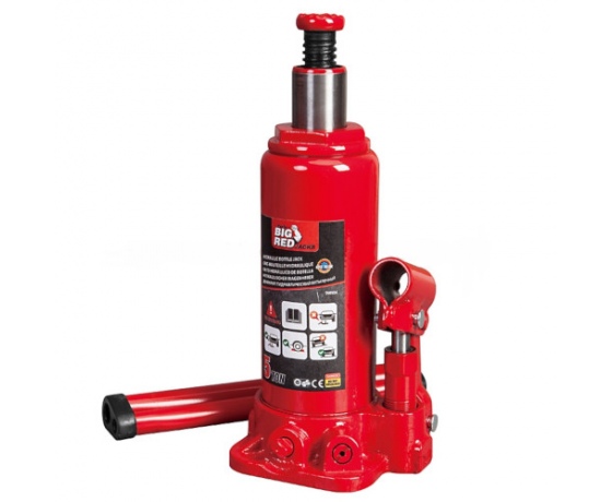 Фото 2 - Домкрат бутылочный 5т 216-413 мм   TORIN  T90504