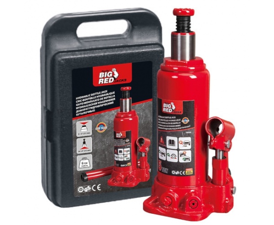 Фото 2 - Домкрат бутылочный 5т 216-413 мм в кейсе   TORIN  T90504S