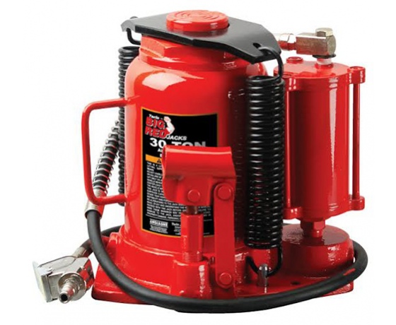 Фото 2 - Домкрат бутылочный пневмо-гидравлический 30т 250-405 мм   TORIN  TRQ30002