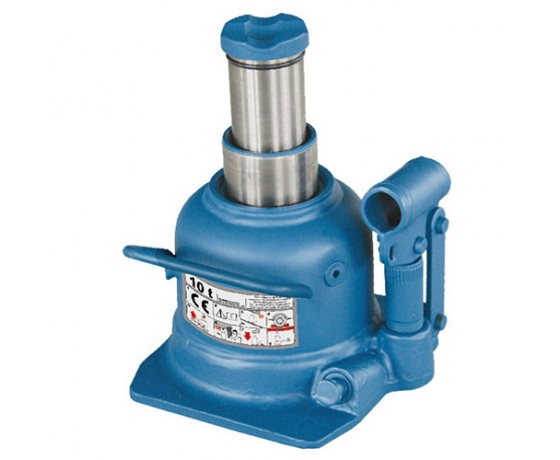 Фото 2 - Домкрат бутылочный профессиональный низкопрофильный двухштоковый 10т 125-225 мм   TORIN  TH810002