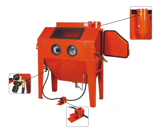 Фото 2 - Пескоструйная камера TORIN  TRG4222-W