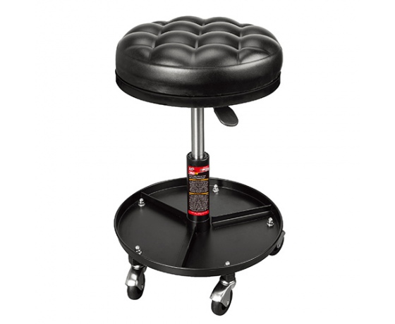 Фото 2 - Стул автослесаря регулируемый с инструментальной полкой   TR6201A
