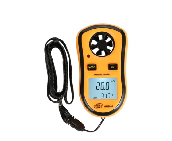 Фото 2 - Анемометр 0,1-30м/с -10-45C  BENETECH GM8908