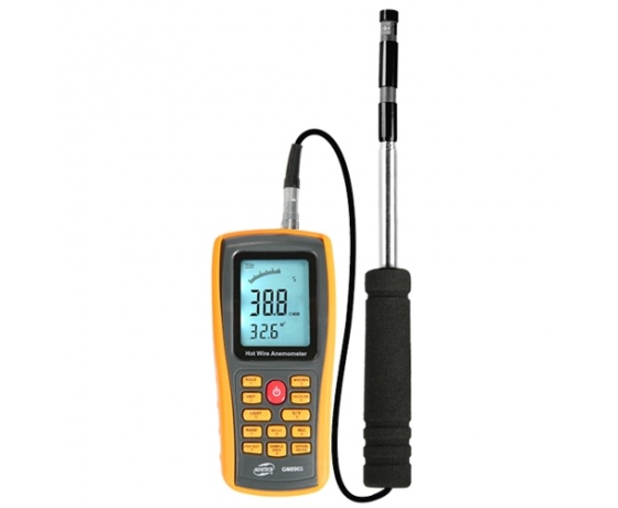 Фото 2 - Анемометр USB 0,3-30м/с 0-45C  BENETECH GM8903