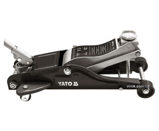 Фото 2 - Домкрат гідравлічний підкатний YATO 2 т 89-359 мм