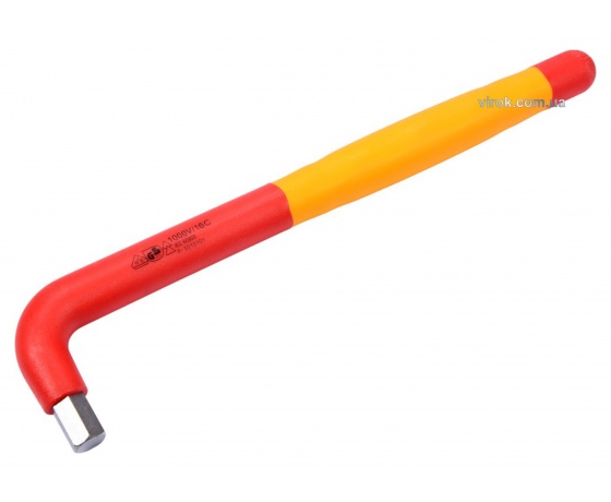 Фото 2 - Ключ шестигранний Г-подібний діелектричний YATO HEX 10 x 52 x 235 мм VDE до 1000 В