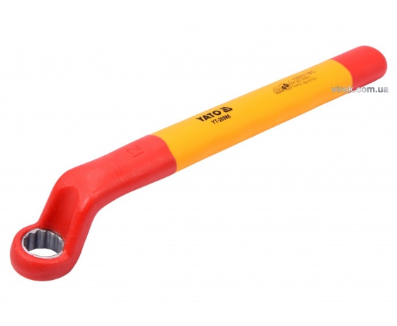 Фото 2 - Ключ накидний діелектричний YATO М12 мм VDE до 1000 В