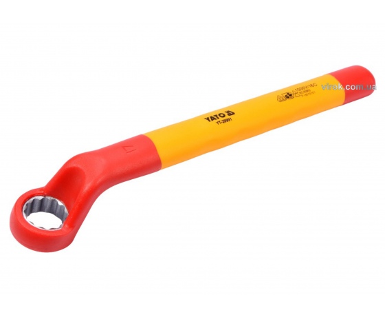 Фото 2 - Ключ накидний діелектричний YATO М17 мм VDE до 1000 В