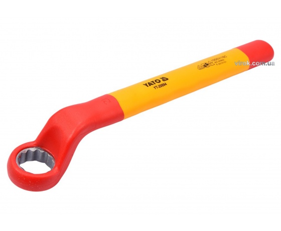 Фото 2 - Ключ накидний діелектричний YATO М21 мм VDE до 1000 В