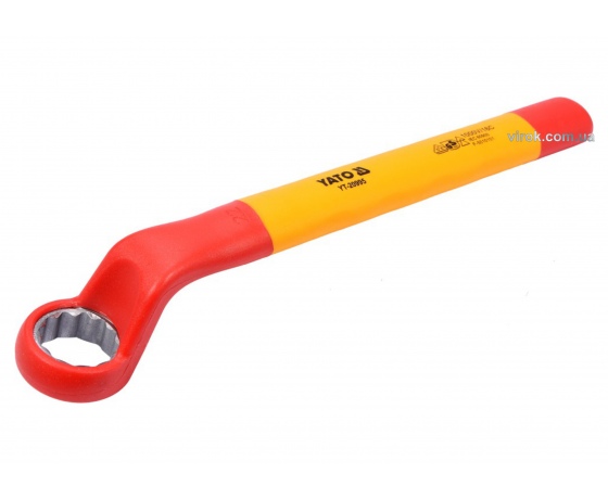 Фото 2 - Ключ накидний діелектричний YATO М22 мм VDE до 1000 В