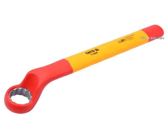 Фото 2 - Ключ накидний діелектричний YATO М24 мм VDE до 1000 В