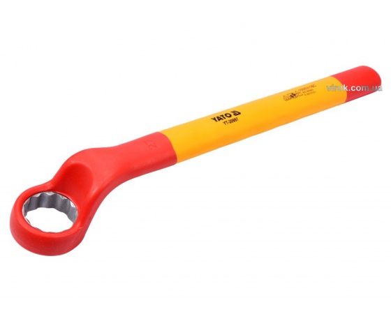 Фото 2 - Ключ накидний діелектричний YATO М27 мм VDE до 1000 В