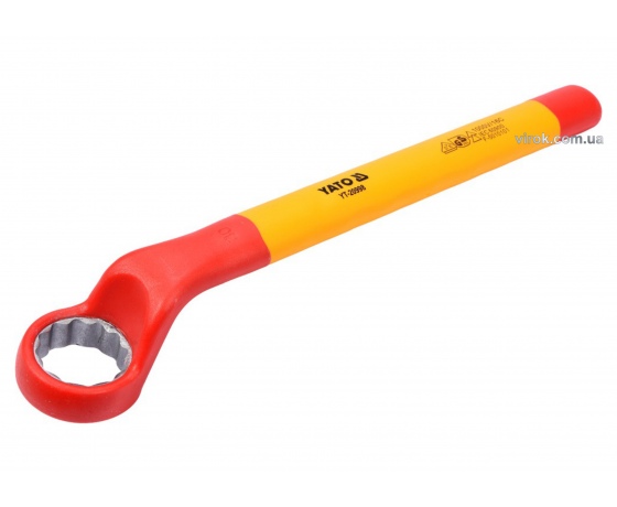 Фото 2 - Ключ накидний діелектричний YATO М30 мм VDE до 1000 В