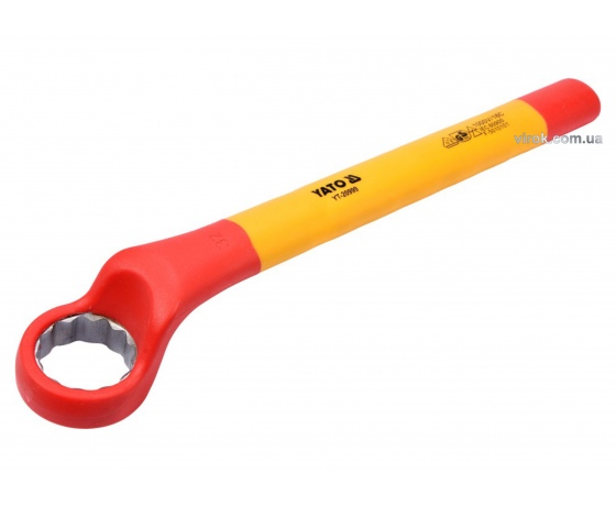 Фото 2 - Ключ накидний діелектричний YATO М32 мм VDE до 1000 В