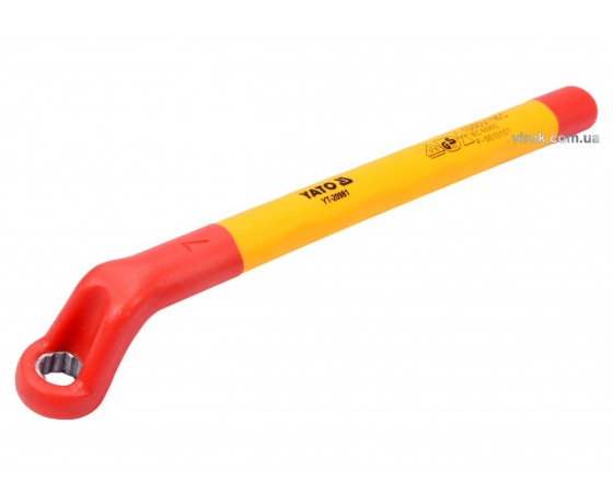 Фото 2 - Ключ накидний діелектричний YATO М7 мм VDE до 1000 В