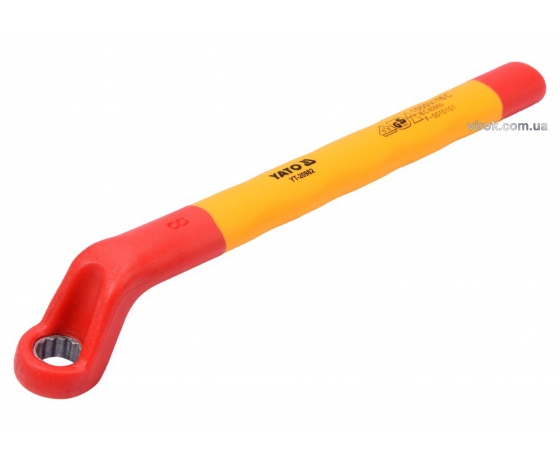 Фото 2 - Ключ накидний діелектричний YATO М8 мм VDE до 1000 В