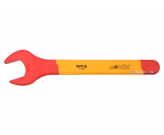 Фото 2 - Ключ ріжковий діелектричний YATO М32 мм VDE до 1000 В
