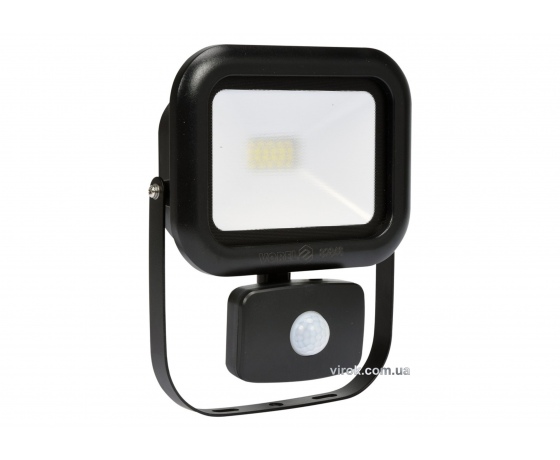 Фото 2 - Прожектор SMD LED діодний мережевий 230 В з датчиком руху VOREL 20 Вт 1600 lm з кріпильною скобою