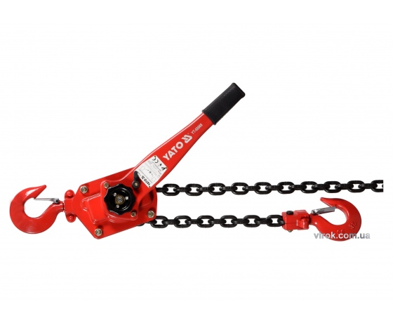 Фото 2 - Лебідка ланцюгова YATO 3 т 1.5 м