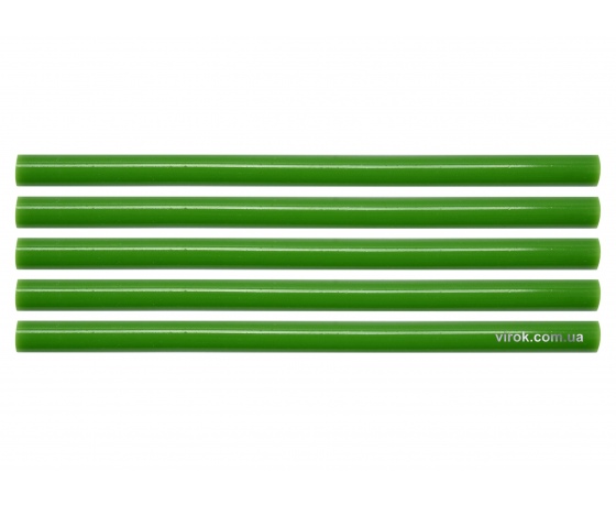Фото 2 - Стержні клейові зелені YATO 11.2 x 200 мм 5 шт