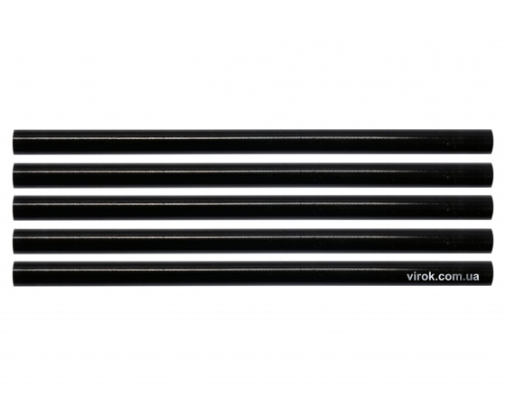 Фото 2 - Стержні клейові чорні YATO 11.2 x 200 мм 5 шт