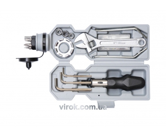 Фото 2 - Інструменти для ремонту і обслуговування велосипеда VOREL з кріпленням до рами 18 шт