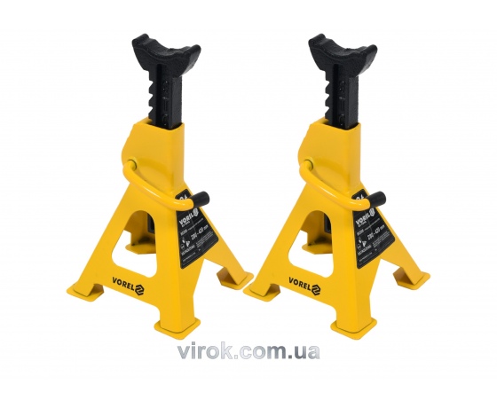 Фото 2 - Підставки під автомобіль VOREL 3 т 275-415 мм 2 шт