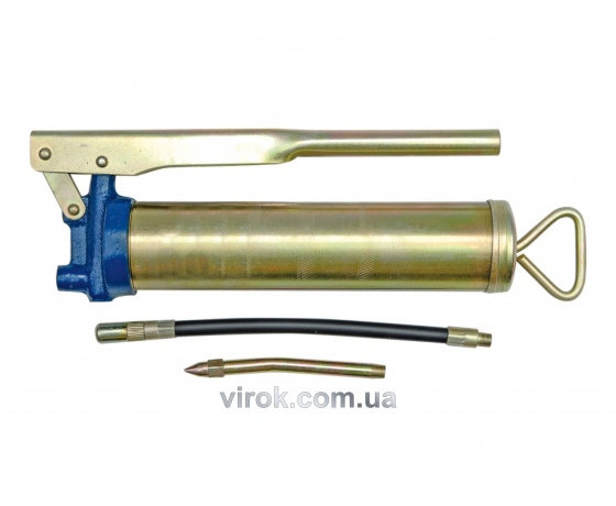 Фото 2 - Шприц мастильний з жорсткою і гнучкою трубками VOREL 400 мл