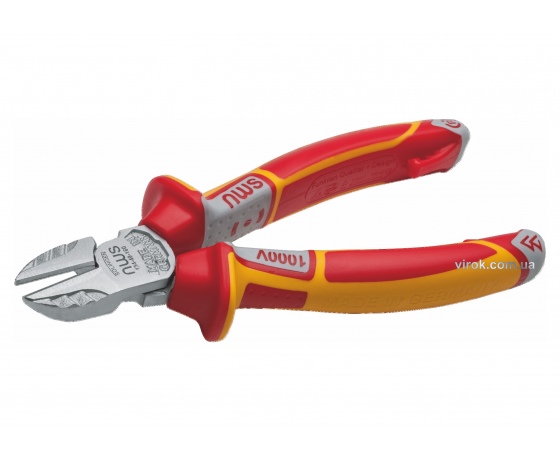 Фото 2 - Кусачки діагональні NWS з ізольованими ручками VDE до 1000 В l=160 мм