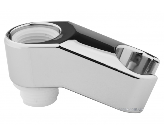 Фото 2 - Тримач душових розприскувачів на сантехнічній арматурі FALA пластиковий ABS, хромов. до з'єднання G 1/2