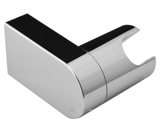 Фото 2 - Тримач душових розприскувачів настінний FALA обертовий, пластиковий ABS, покритий хромом