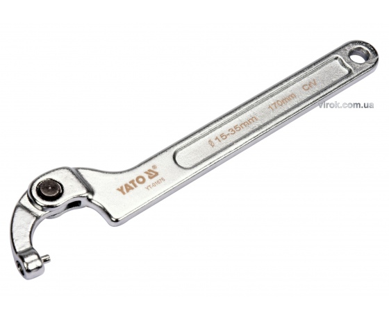 Фото 2 - Ключ радіусний шарнірний YATO 15-35 мм 170 мм