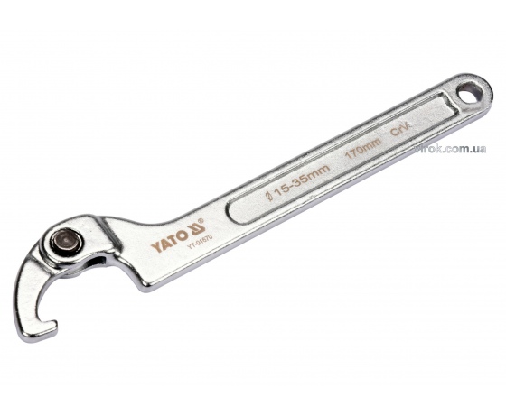 Фото 2 - Ключ радіусний шарнірний YATO 15-35 мм 170 мм