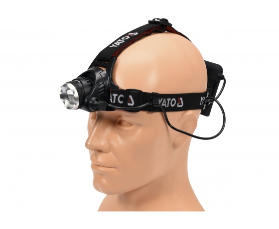 Фото 4 - Ліхтар на чоло світлодіодний XM-L2 CREE YATO 10 Вт 450 лм 4 х АА