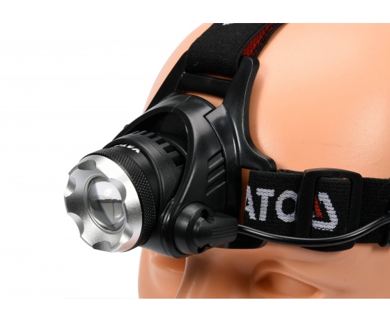 Фото 2 - Ліхтар на чоло світлодіодний XM-L2 CREE YATO 10 Вт 450 лм 4 х АА